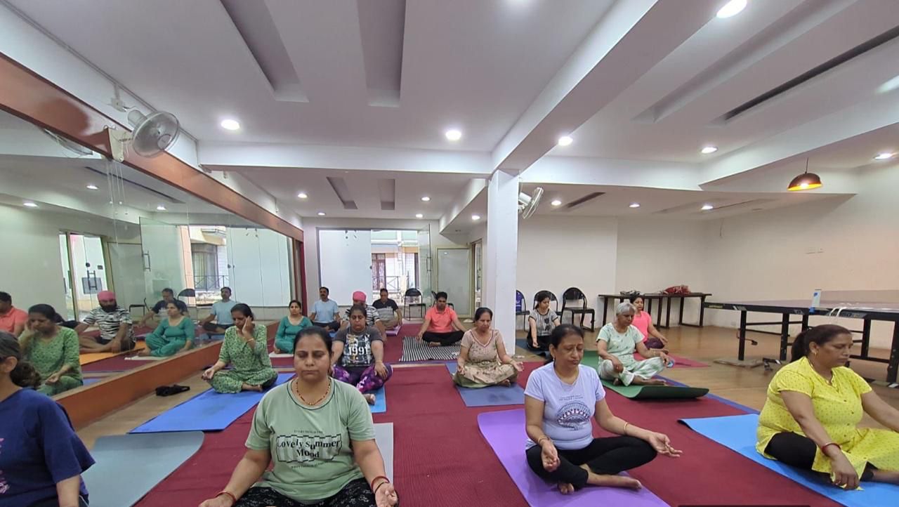 Yoga camps organized at various places in the district under Chief Minister Yogashala - SDM Amit Gupta.